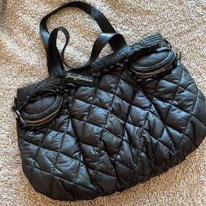 Juicy Couture quilted hand/messenger bag with cross body strap, NWOT